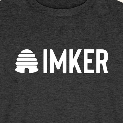 IMKER Hive Prime T-Shirt in Anthrazit – Druck im Detail