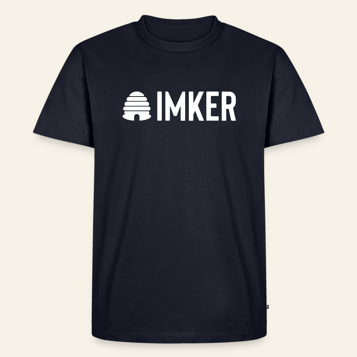 IMKER Hive Prime T-Shirt in Dunkelblau – Vorderseite