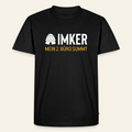 IMKER Hive Zweitbüro T-Shirt in Schwarz – Vorderseite