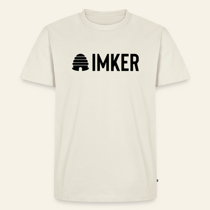 IMKER Hive Prime T-Shirt in Naturweiß – Vorderseite