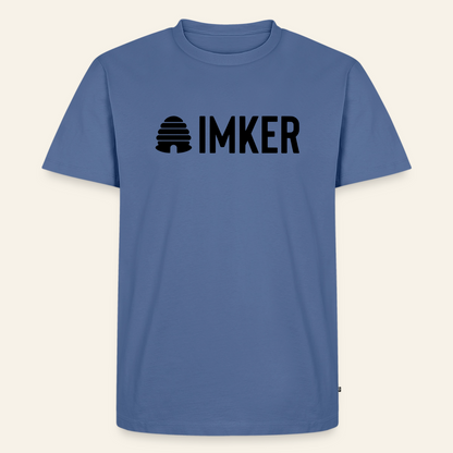 IMKER Hive Prime T-Shirt in Steinblau – Vorderseite