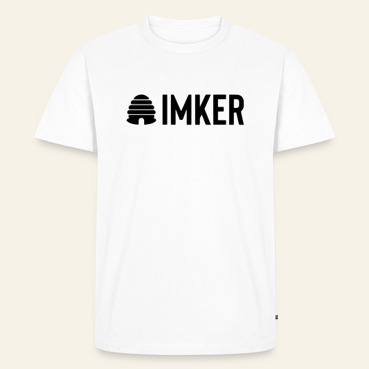 IMKER Hive Prime T-Shirt in Weiß – Vorderseite