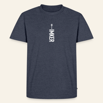 IMKER Honig Alpha T-Shirt in Jeansblau – Vorderseite