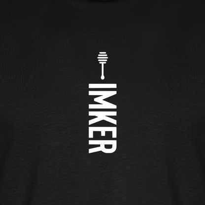 IMKER Honig Alpha T-Shirt in Schwarz – Druck im Detail
