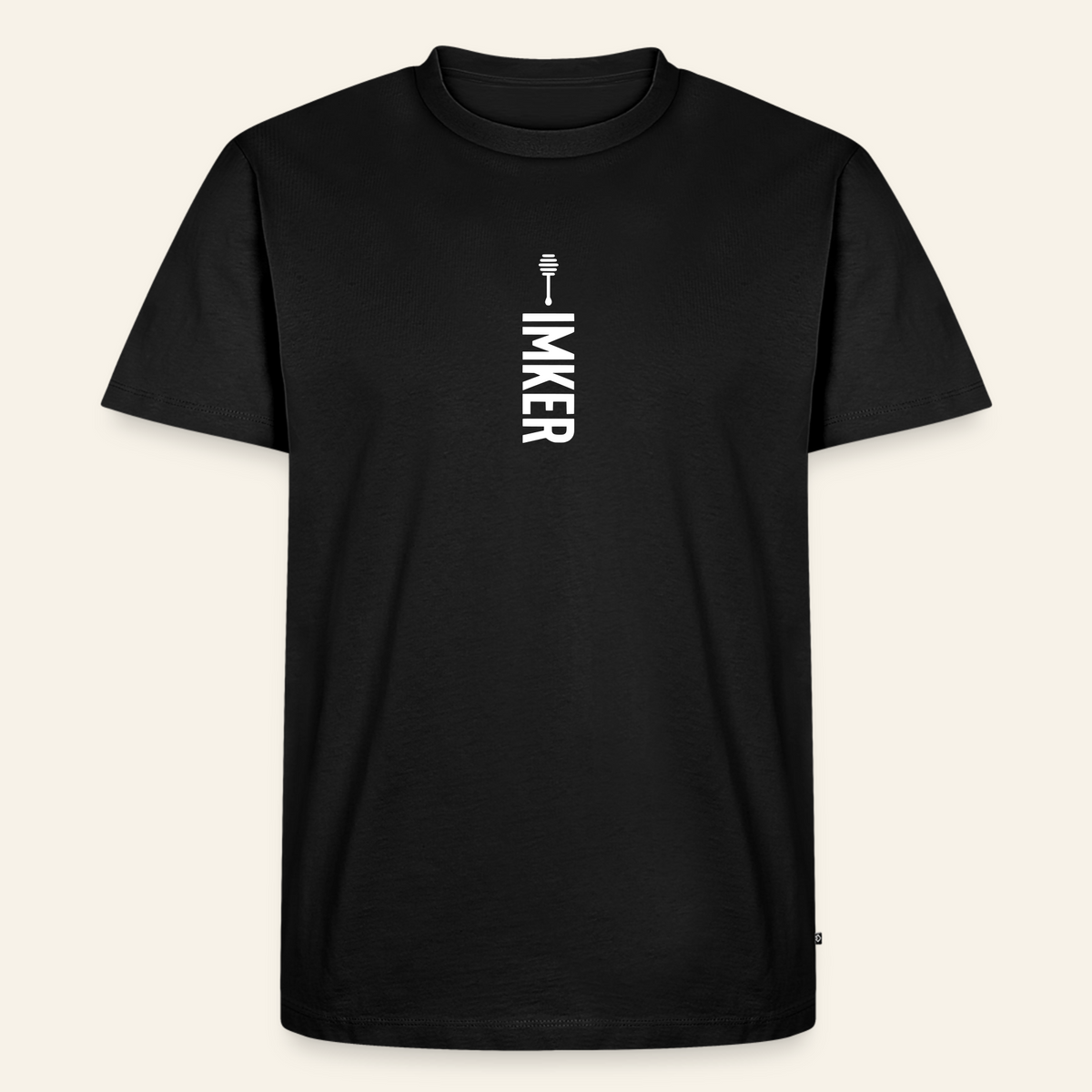 IMKER Honig Alpha T-Shirt in Schwarz – Vorderseite