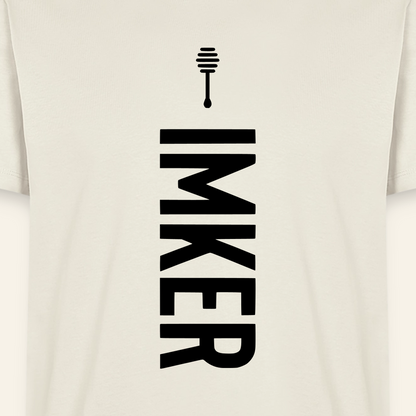 IMKER Honig Charlie T-Shirt in Naturweiß – Druck im Detail