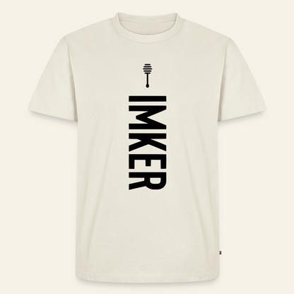 IMKER Honig Charlie T-Shirt in Naturweiß – Vorderseite