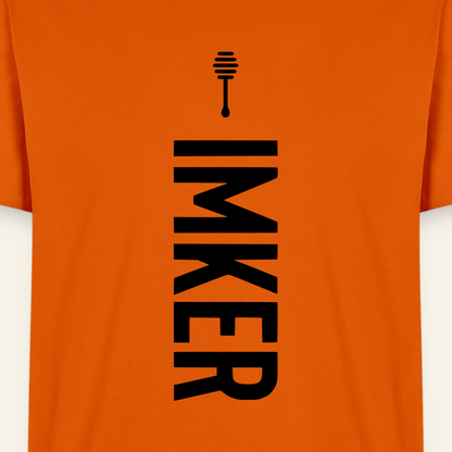 IMKER Honig Charlie T-Shirt in Orange – Druck im Detail
