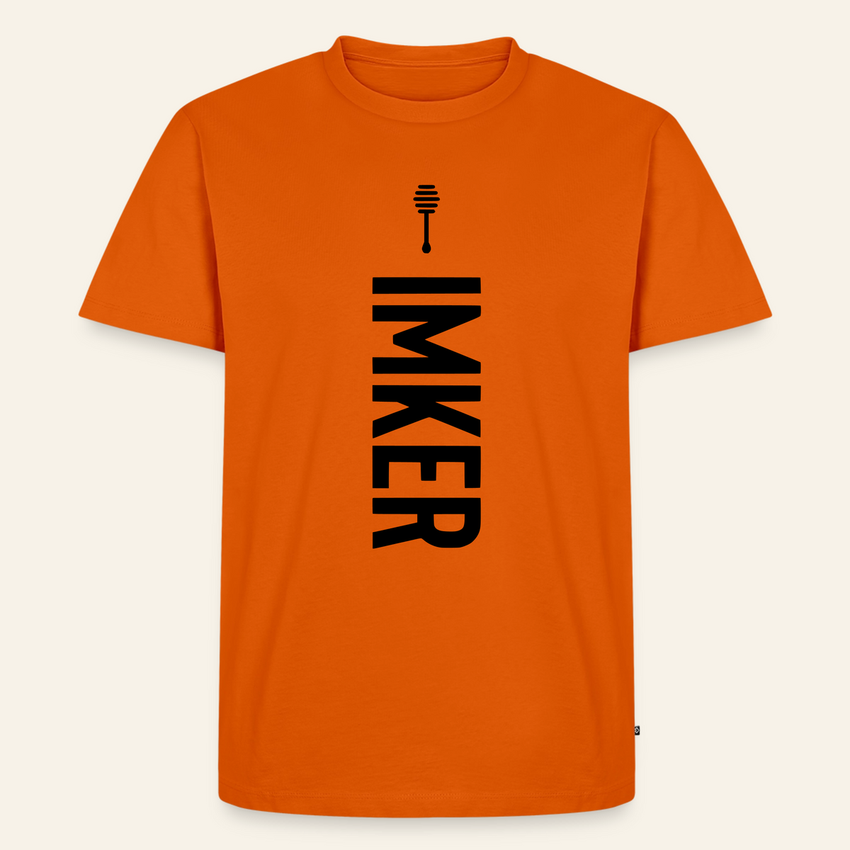 IMKER Honig Charlie T-Shirt in Orange – Vorderseite