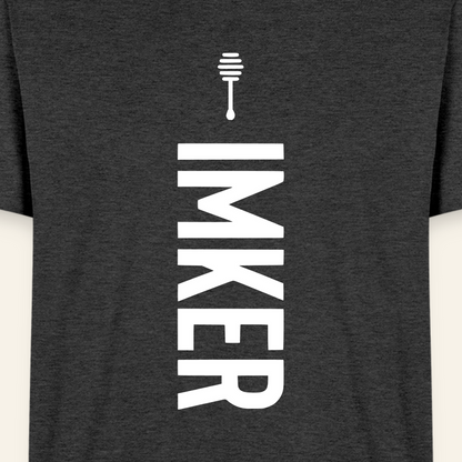 IMKER Honig Charlie T-Shirt in Anthrazit – Druck im Detail