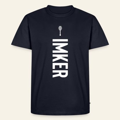IMKER Honig Charlie T-Shirt in Dunkelblau – Vorderseite