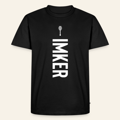 IMKER Honig Charlie T-Shirt in Schwarz – Vorderseite