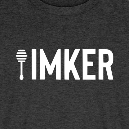 IMKER Honig Prime T-Shirt in Anthrazit – Druck im Detail