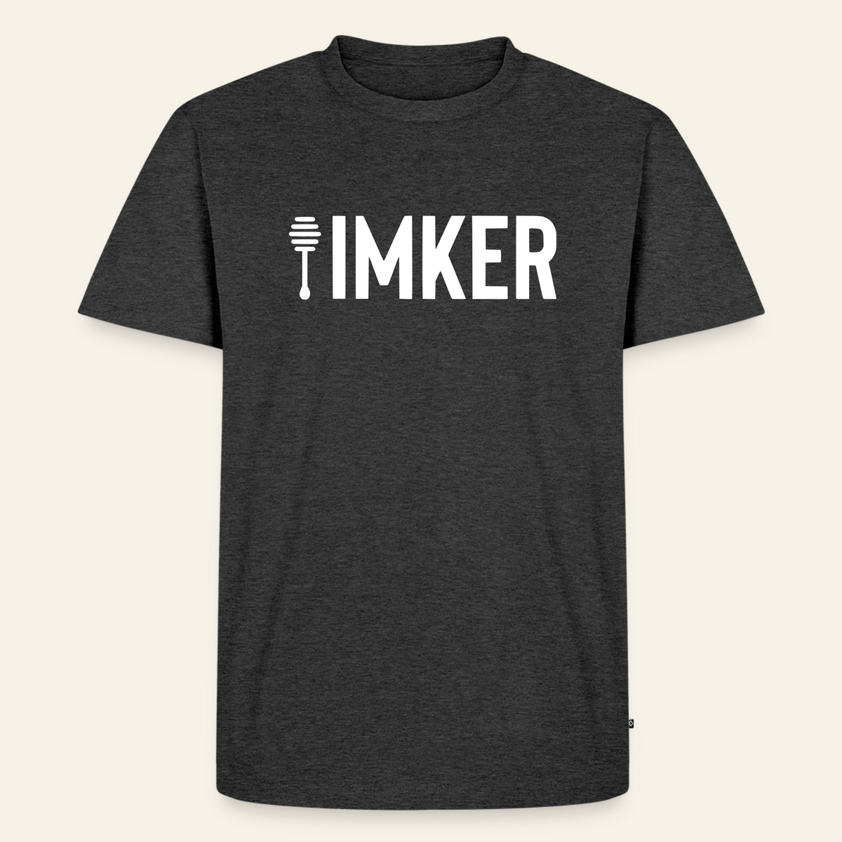IMKER Honig Prime T-Shirt in Anthrazit – Vorderseite