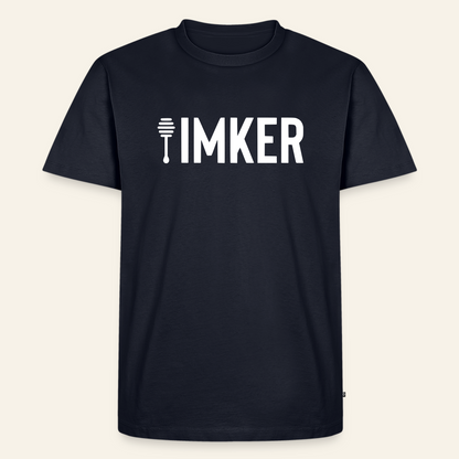 IMKER Honig Prime T-Shirt in Dunkelblau – Vorderseite