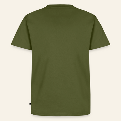 IMKER Honig Büro T-Shirt in Khaki – Rückseite ohne Druck
