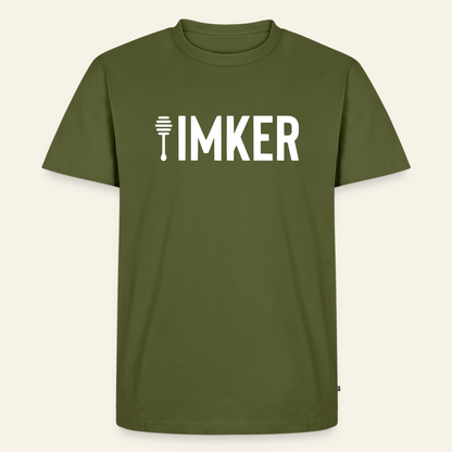 IMKER Honig Prime T-Shirt in Khaki – Vorderseite