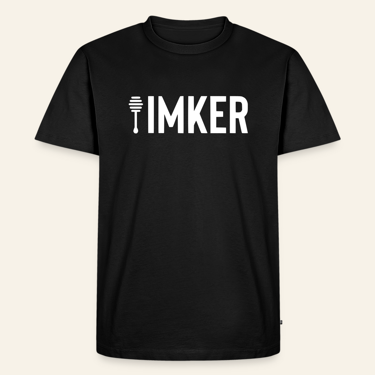 IMKER Honig Prime T-Shirt in Schwarz – Vorderseite