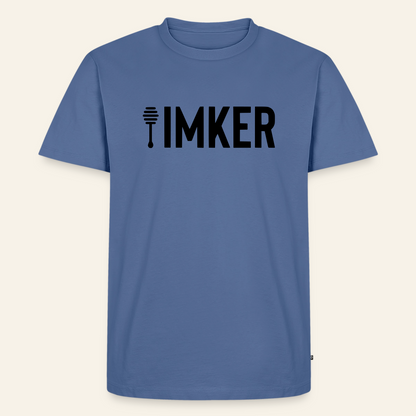 IMKER Honig Prime T-Shirt in Steinblau – Vorderseite