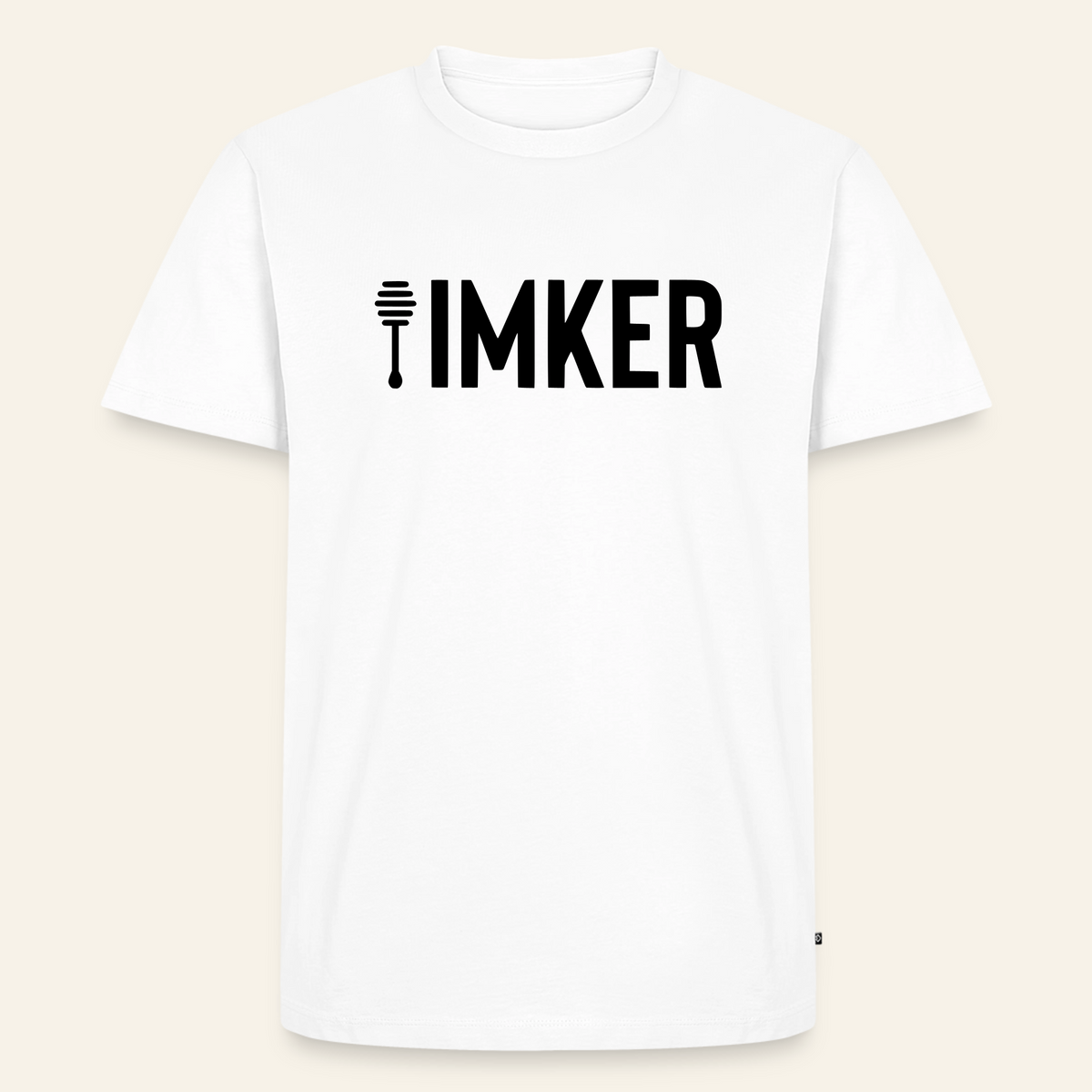 IMKER Honig Prime T-Shirt in Weiß – Vorderseite