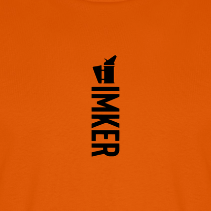 IMKER Smoker Alpha T-Shirt in Orange – Druck im Detail