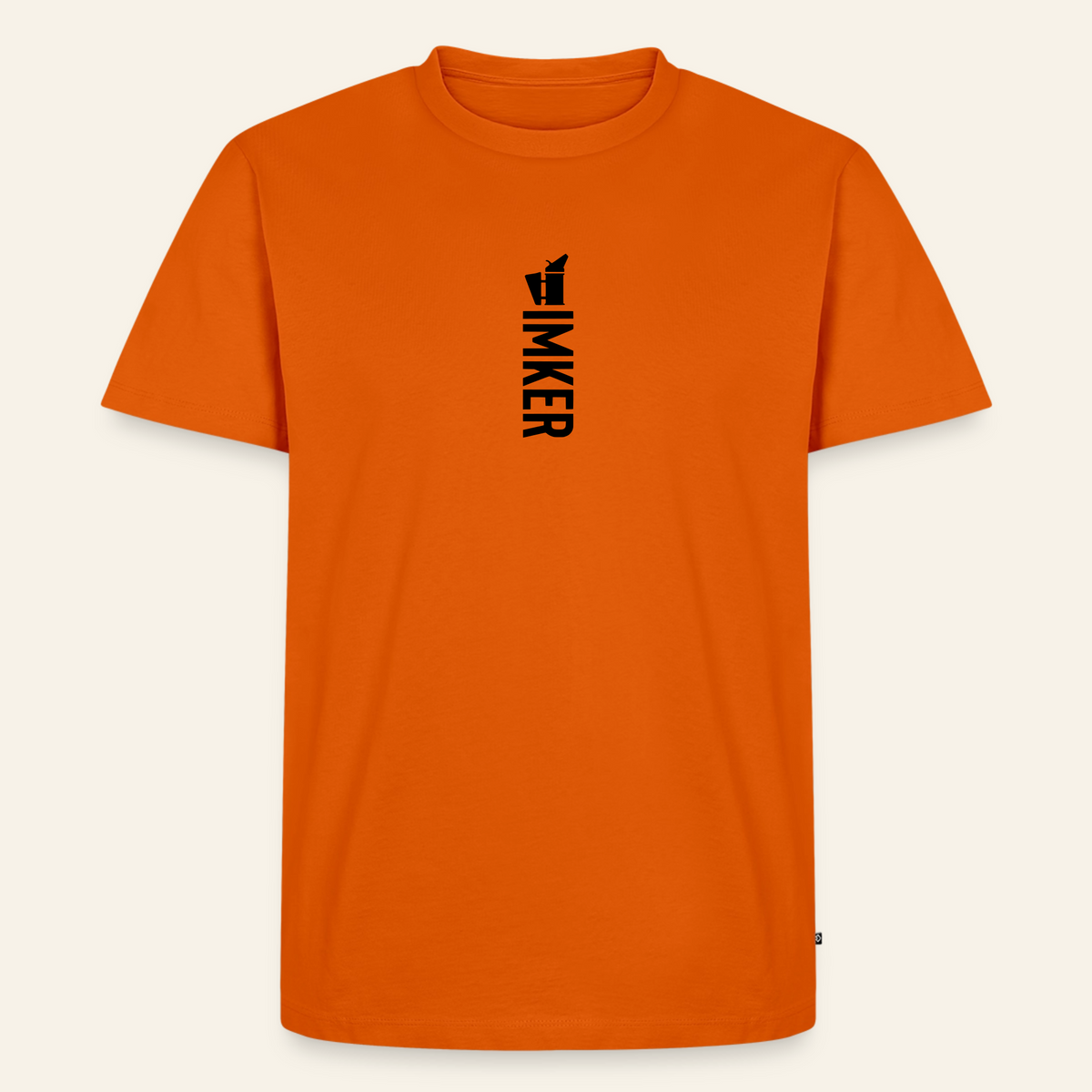 IMKER Smoker Alpha T-Shirt in Orange – Vorderseite
