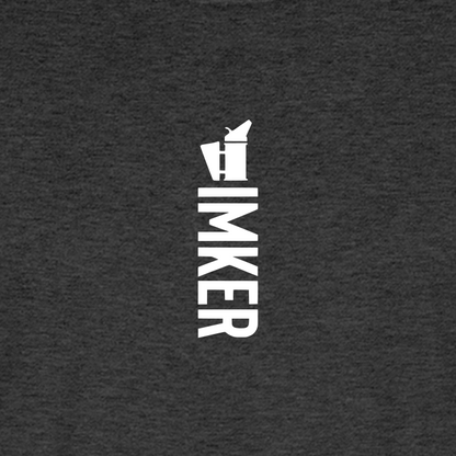IMKER Smoker Alpha T-Shirt in Anthrazit – Druck im Detail