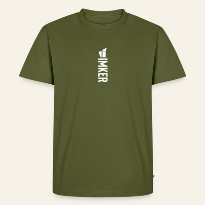IMKER Smoker Alpha T-Shirt in Khaki – Vorderseite