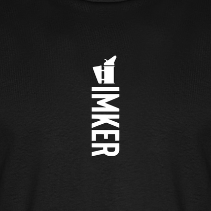IMKER Smoker Alpha T-Shirt in Schwarz – Druck im Detail