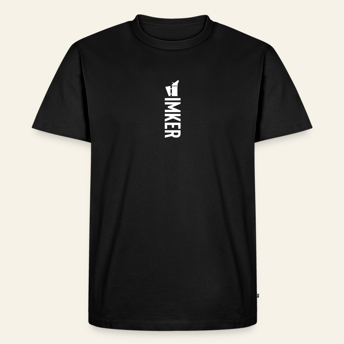 IMKER Smoker Alpha T-Shirt in Schwarz – Vorderseite