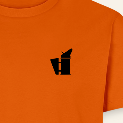 IMKER Smoker Bravo T-Shirt in Orange – Druck im Detail