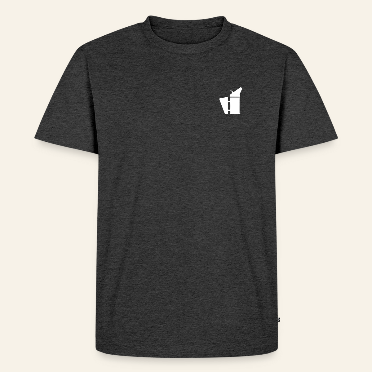 IMKER Smoker Bravo T-Shirt in Anthrazit – Vorderseite