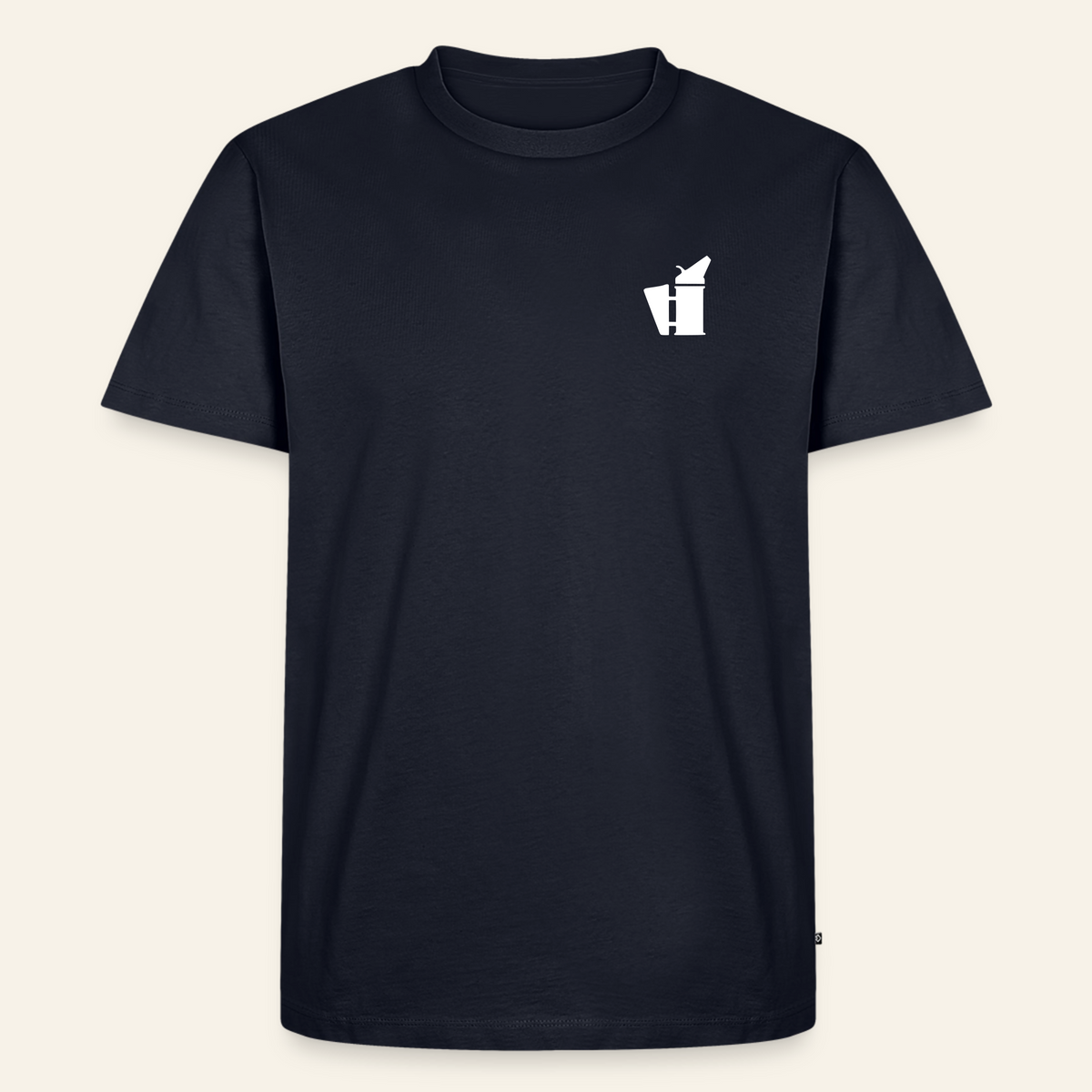 IMKER Smoker Bravo T-Shirt in Dunkelblau – Vorderseite