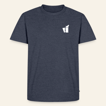 IMKER Smoker Bravo T-Shirt in Jeansblau – Vorderseite