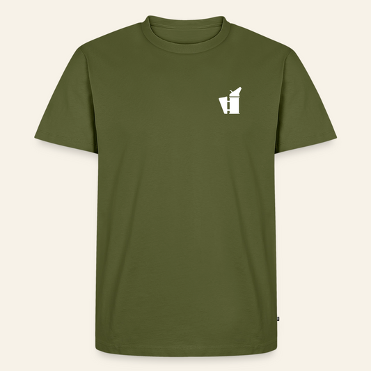 IMKER Smoker Bravo T-Shirt in Khaki – Vorderseite