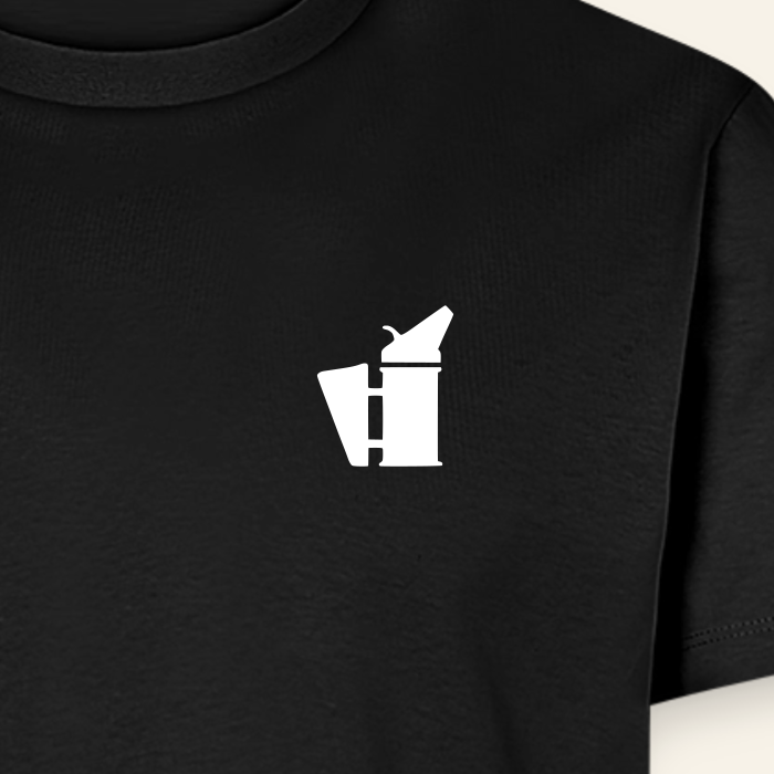 IMKER Smoker Bravo T-Shirt in Schwarz – Druck im Detail