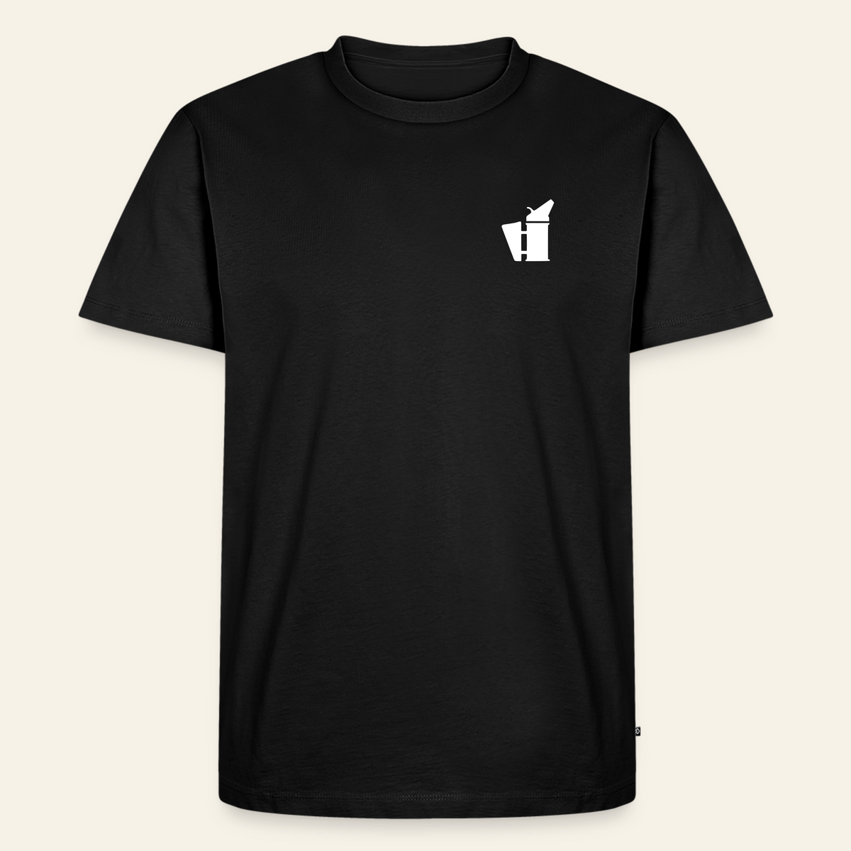 IMKER Smoker Bravo T-Shirt in Schwarz – Vorderseite
