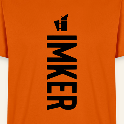 IMKER Smoker Charlie T-Shirt in Orange – Druck im Detail