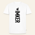 IMKER Smoker Charlie T-Shirt in Weiß – Vorderseite