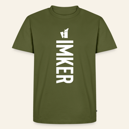 IMKER Smoker Charlie T-Shirt in Khaki – Vorderseite