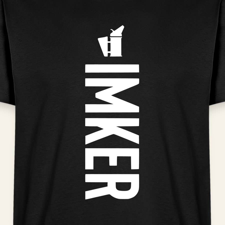 IMKER Smoker Charlie T-Shirt in Schwarz – Druck im Detail