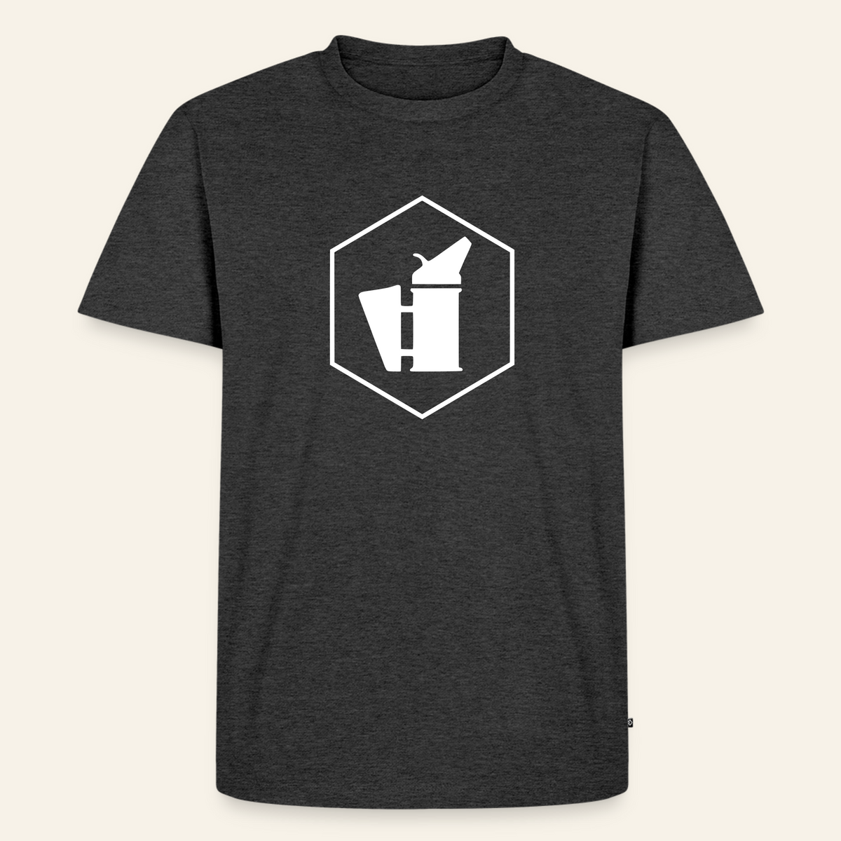 IMKER Smoker Delta Stark T-Shirt in Anthrazit – Vorderseite