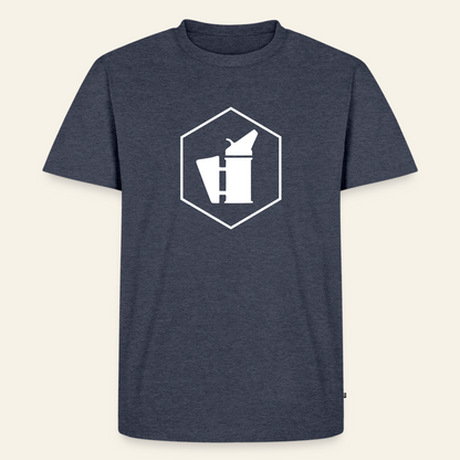 IMKER Smoker Delta Stark T-Shirt in Jeansblau – Vorderseite
