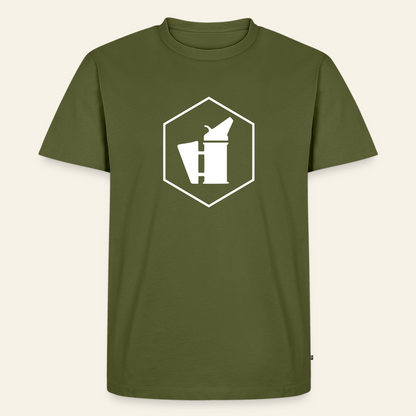 IMKER Smoker Delta Stark T-Shirt in Khaki – Vorderseite