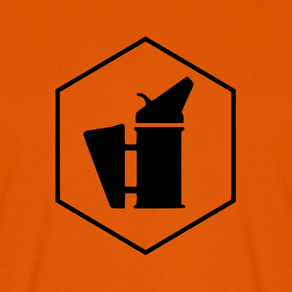 IMKER Smoker Delta Stark T-Shirt in Orange – Druck im Detail