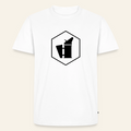 IMKER Smoker Delta Stark T-Shirt in Weiß – Vorderseite