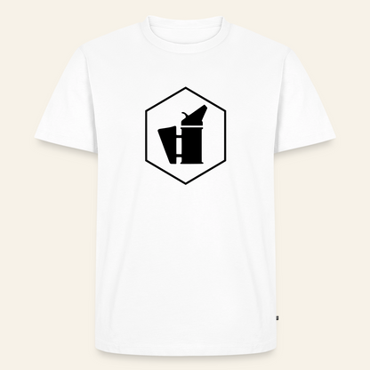 IMKER Smoker Delta Stark T-Shirt in Weiß – Vorderseite
