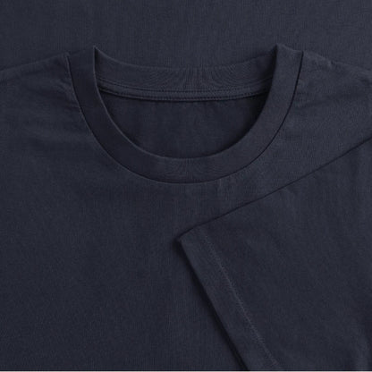 IMKER Smoker Expertenmodus T-Shirt in Dunkelblau – Stoff im Detail