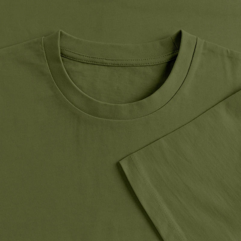 IMKER Smoker Expertenmodus T-Shirt in Khaki – Stoff im Detail