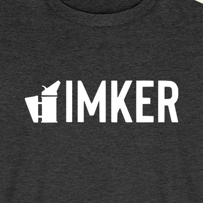 IMKER Smoker Prime T-Shirt in Anthrazit – Druck im Detail